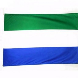 Customized any size any color advertising sierra leone flag